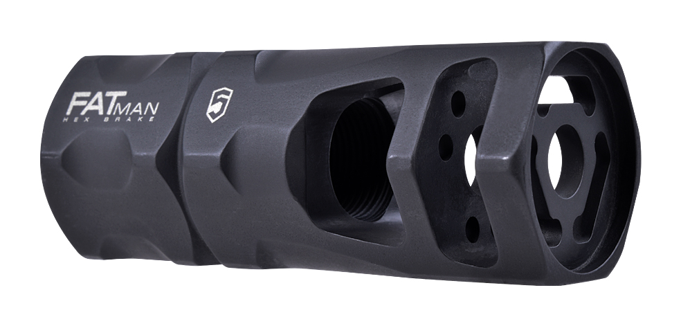FATman Hex Brake - 9mm / 7.62x39 / 6.8mm - 1/2 - 36 TPI