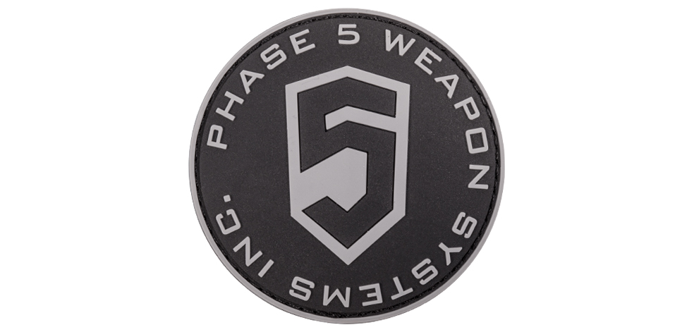 Phase 5 // Phase 5™ 3D PVC Patch - Black Circle logo